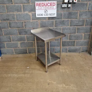 Stainless Steel Wall Prep table - 600x700x900mm (WxDxH)