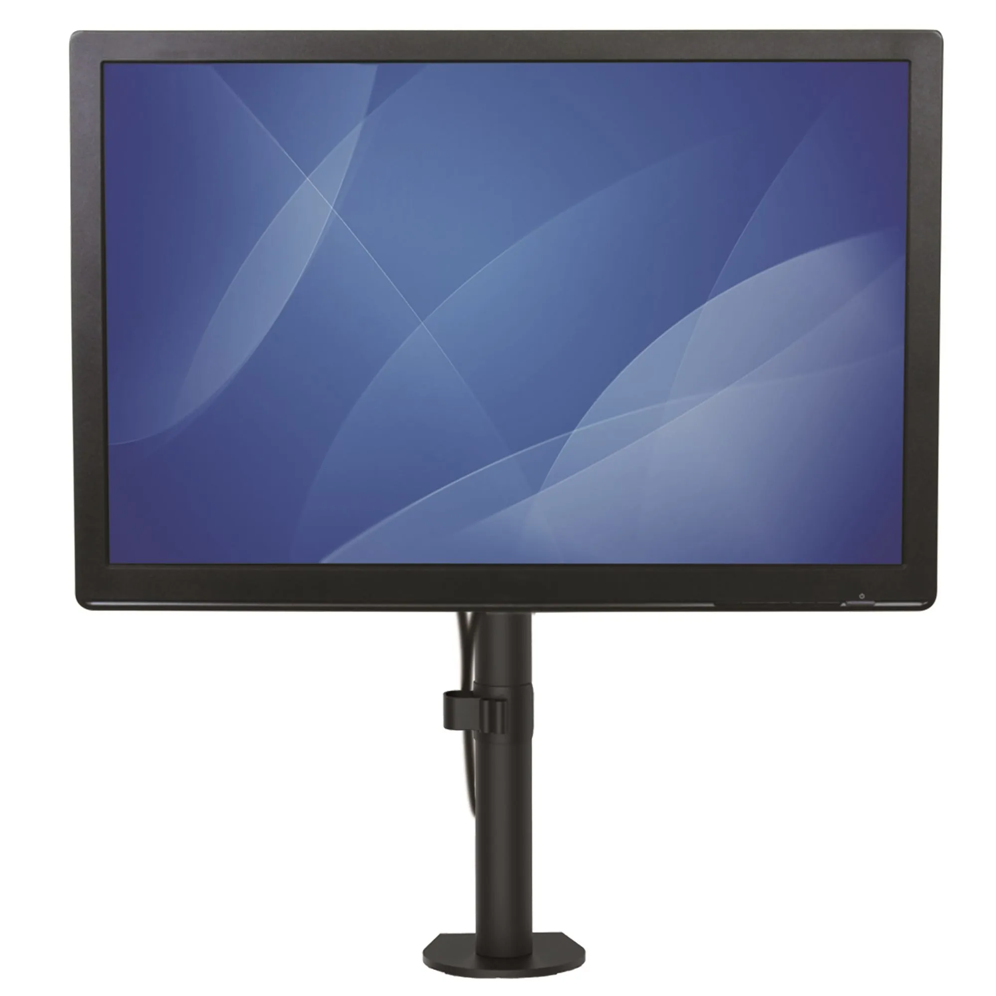 Startech.Com Single Monitor Desk Mount - Adjustable Single Monitor Vesa Mount 34 Inch Display - Ergonomic Pole Mount Arm