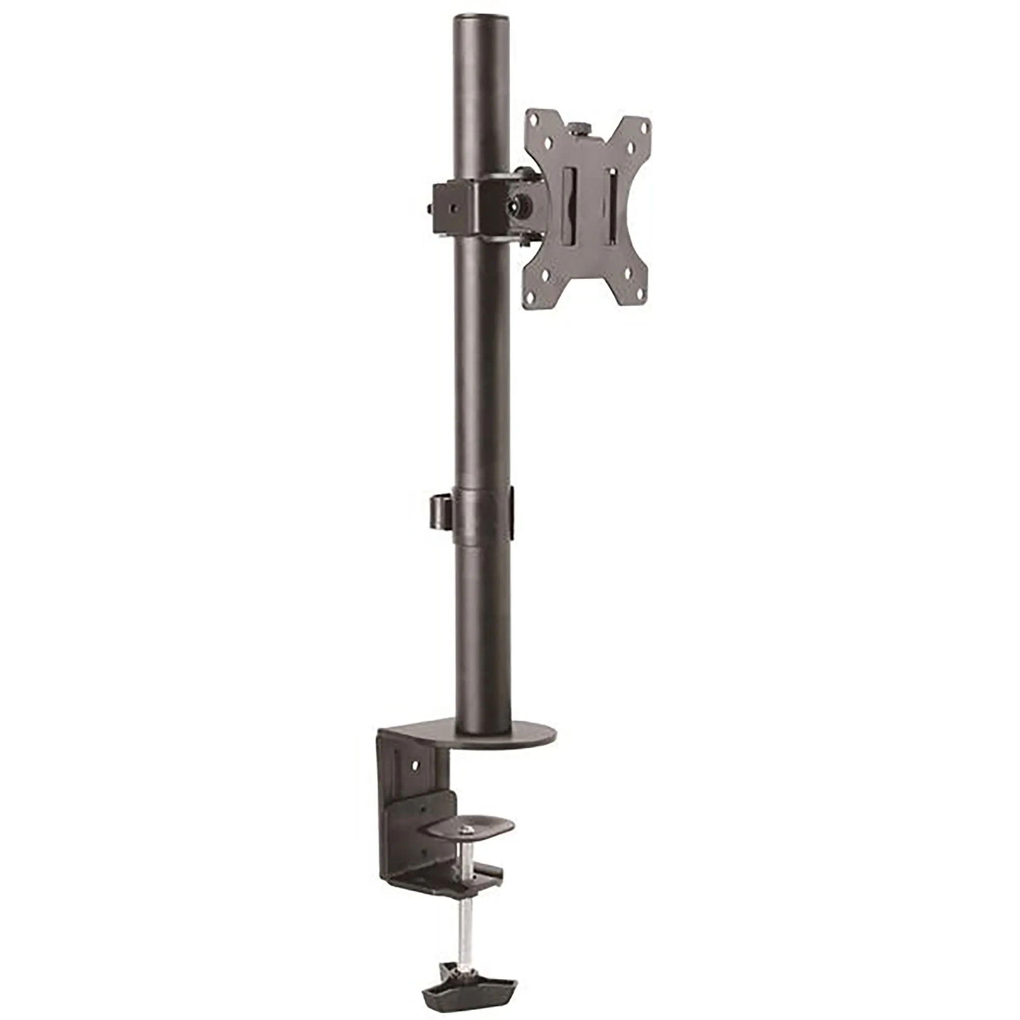 Startech.Com Single Monitor Desk Mount - Adjustable Single Monitor Vesa Mount 34 Inch Display - Ergonomic Pole Mount Arm