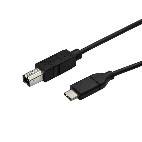 Startech.Com Usb C To Usb B Printer Cable - 1.6 Ft / 0.5M - Usb C Printer Cable - Usb C To Usb B Cable - Usb Type C To T