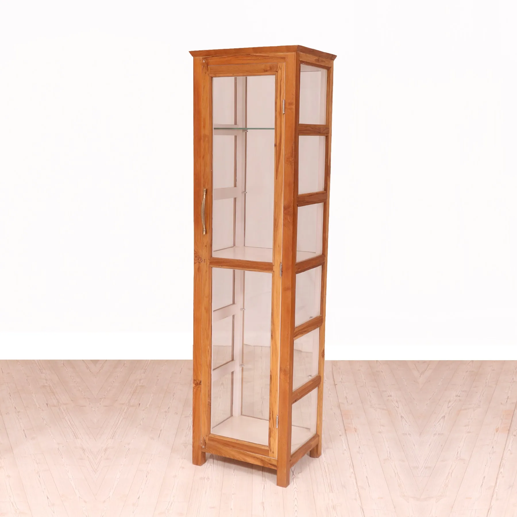 Tall Glass Cupboard