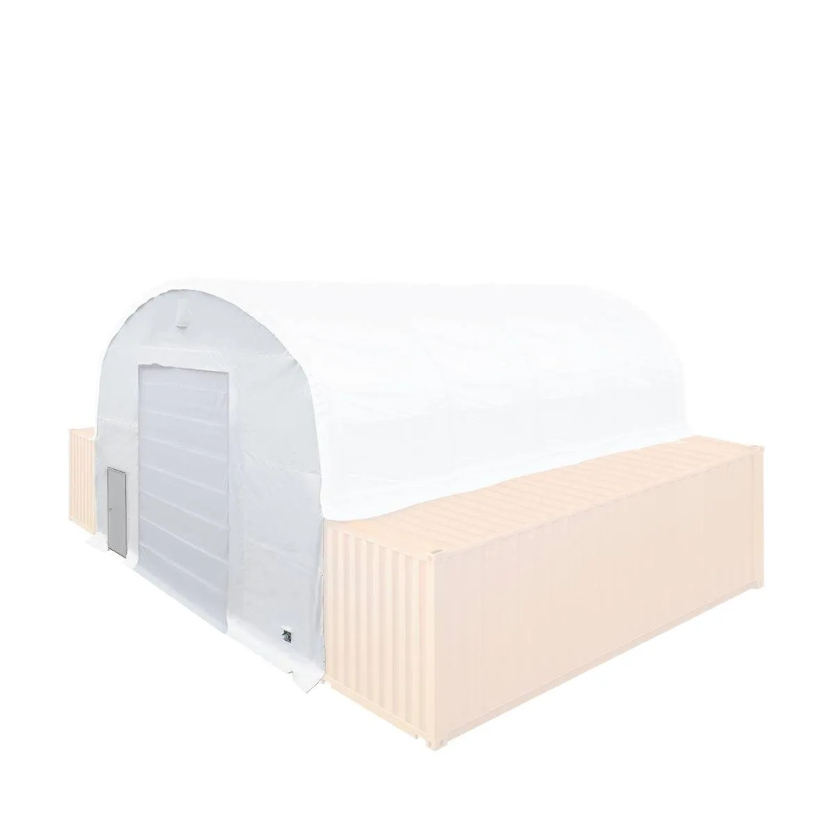 TMG Industrial Front End Wall Kit, Compatible with TMG-DT3020C and DT3040C container shelters installed with the high cube containers (9’6”), TMG-DT30FW9V