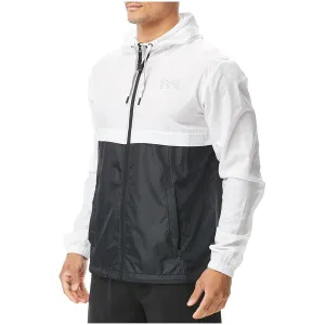 TYR Mens White Elite Windbreaker